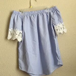 Over the shoulder cute top